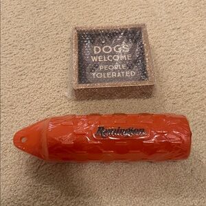 Dog Training Toy and Dog Sign